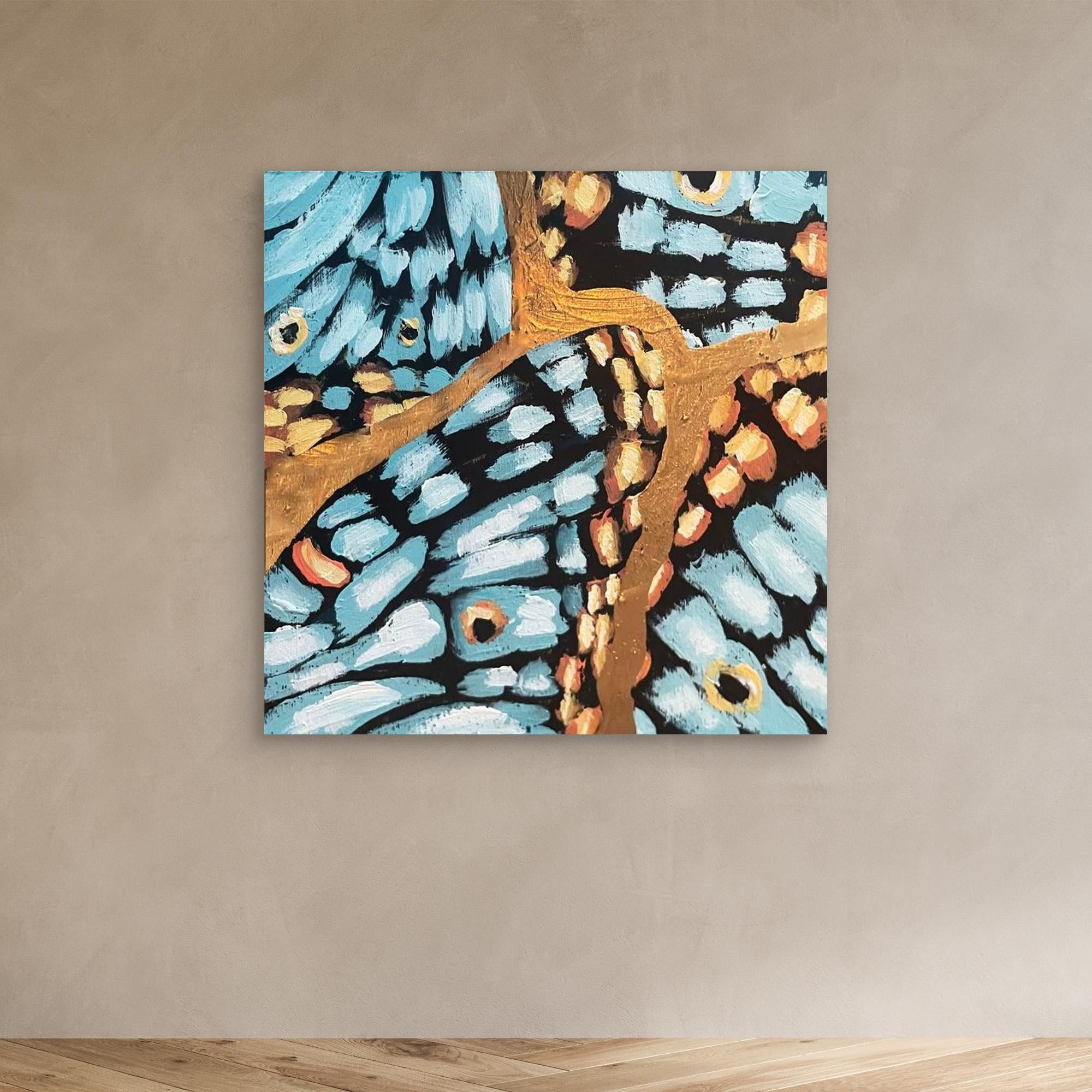 Becoming Butterflies #2 White Peacock Butterfly Canvas Print