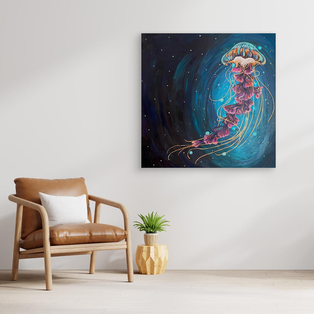 The Giant Jellyfish Fine Art Canvas