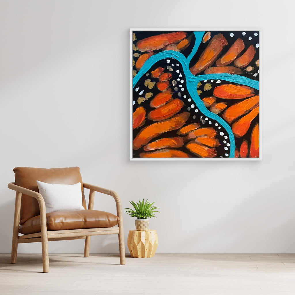 Becoming Butterflies #3 - Monarch Canvas Print