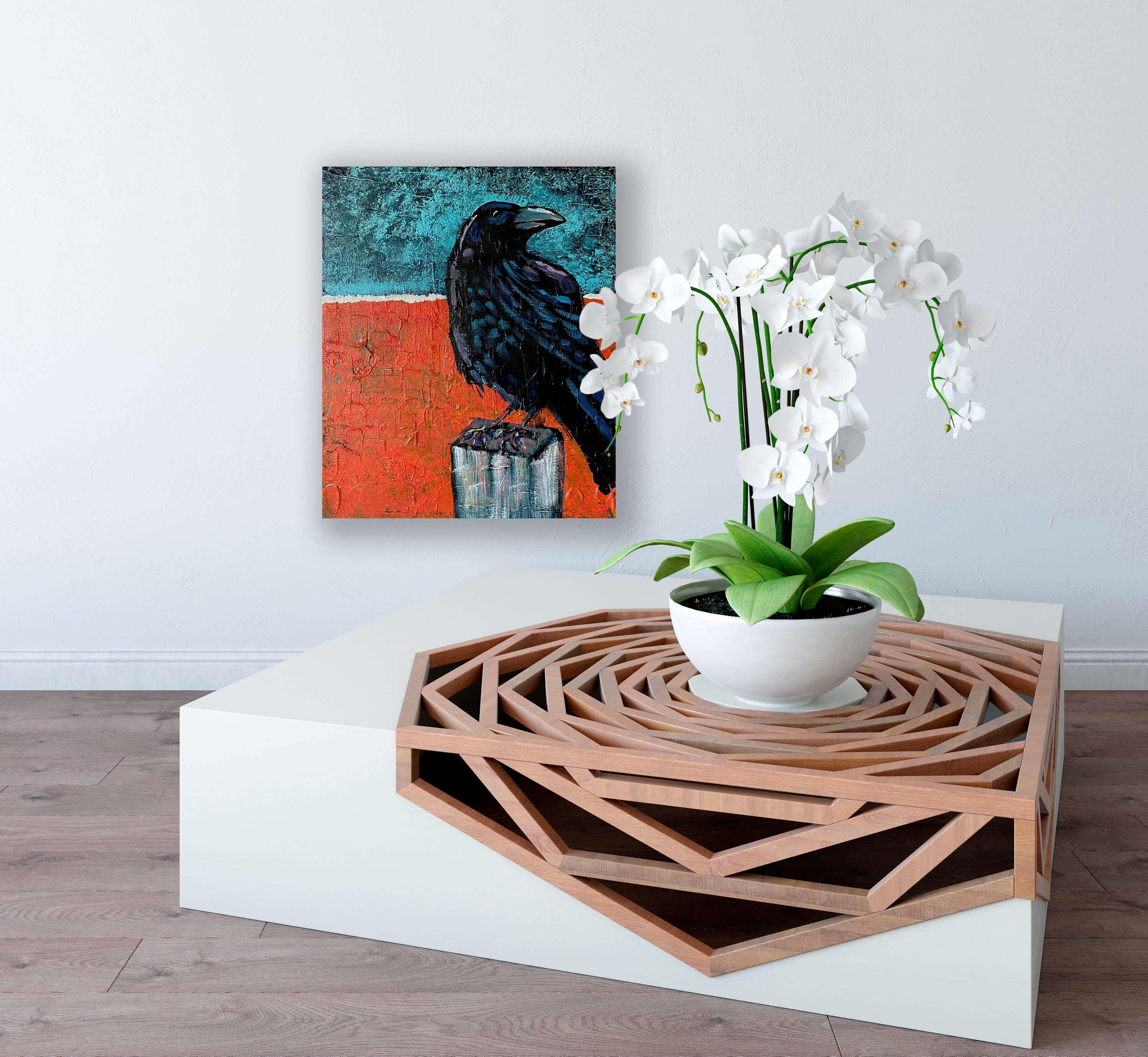 An Icon of Presence Original Painting