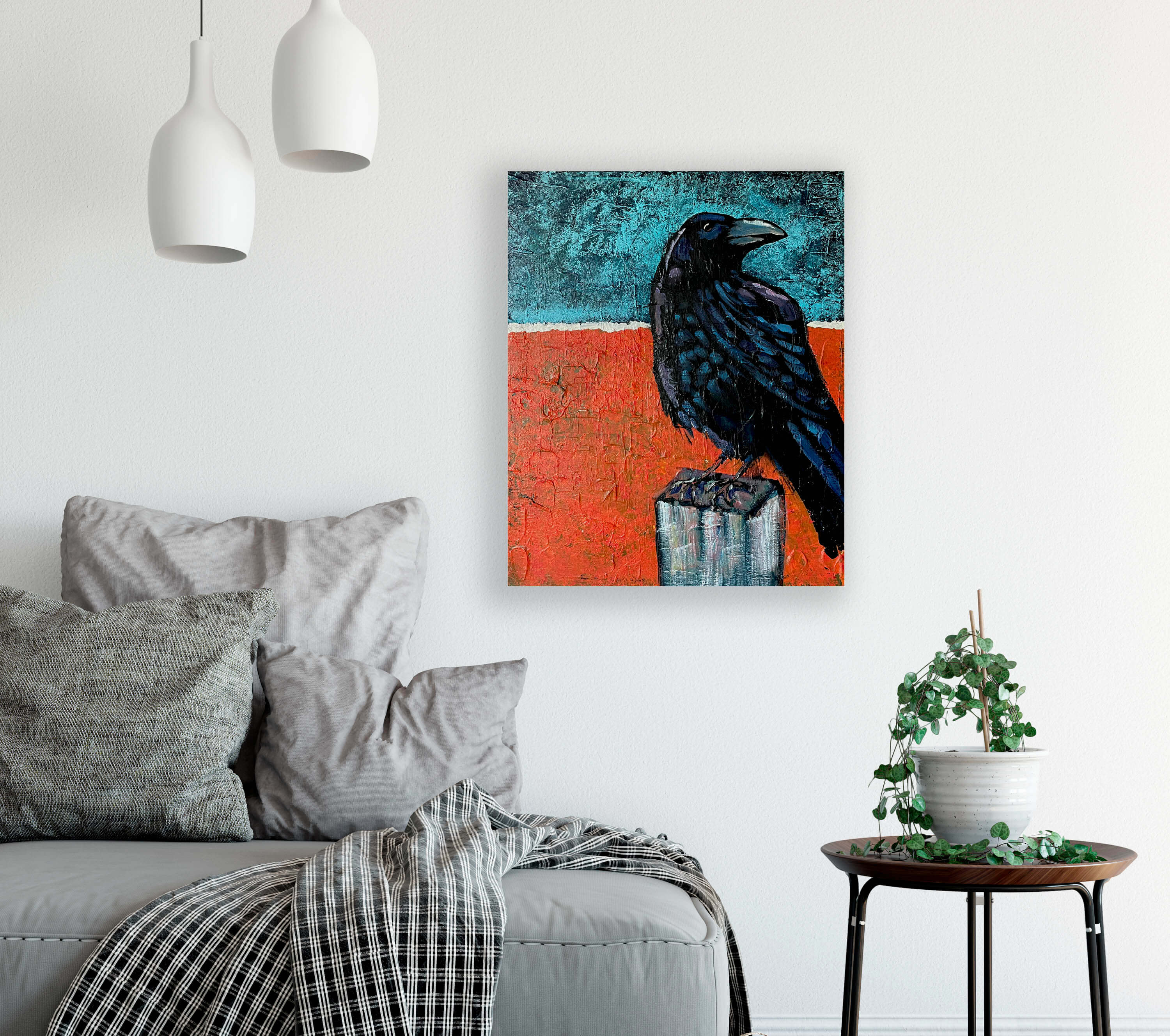 An Icon of Presence Original Painting