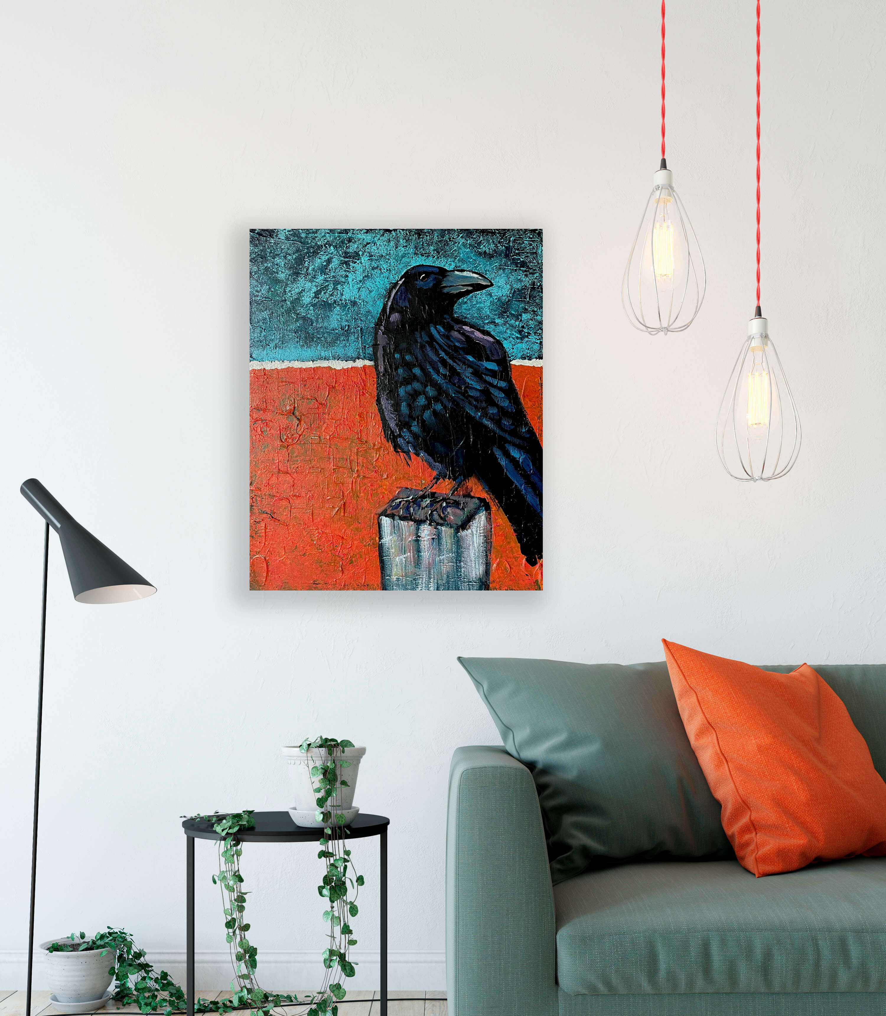 An Icon of Presence Original Painting