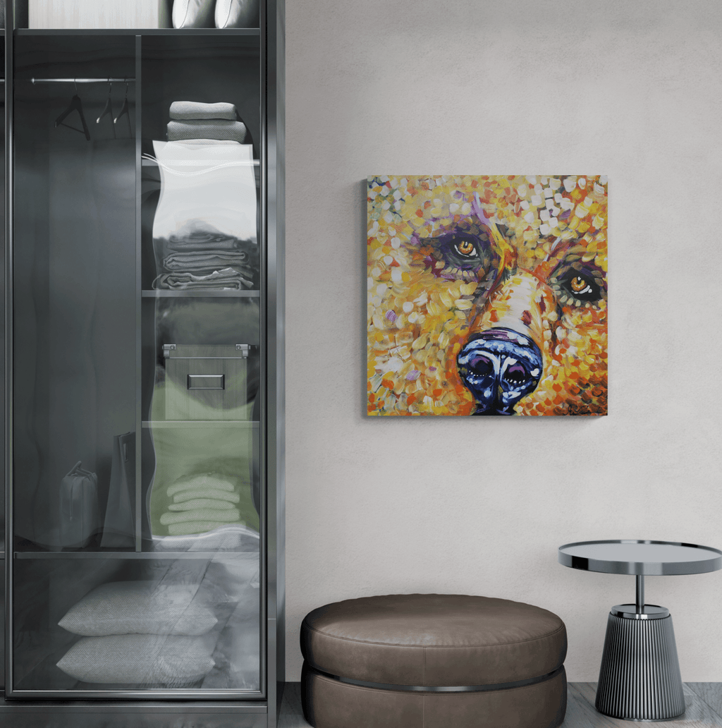 An Emblem of Strength and Stillness Original Painting