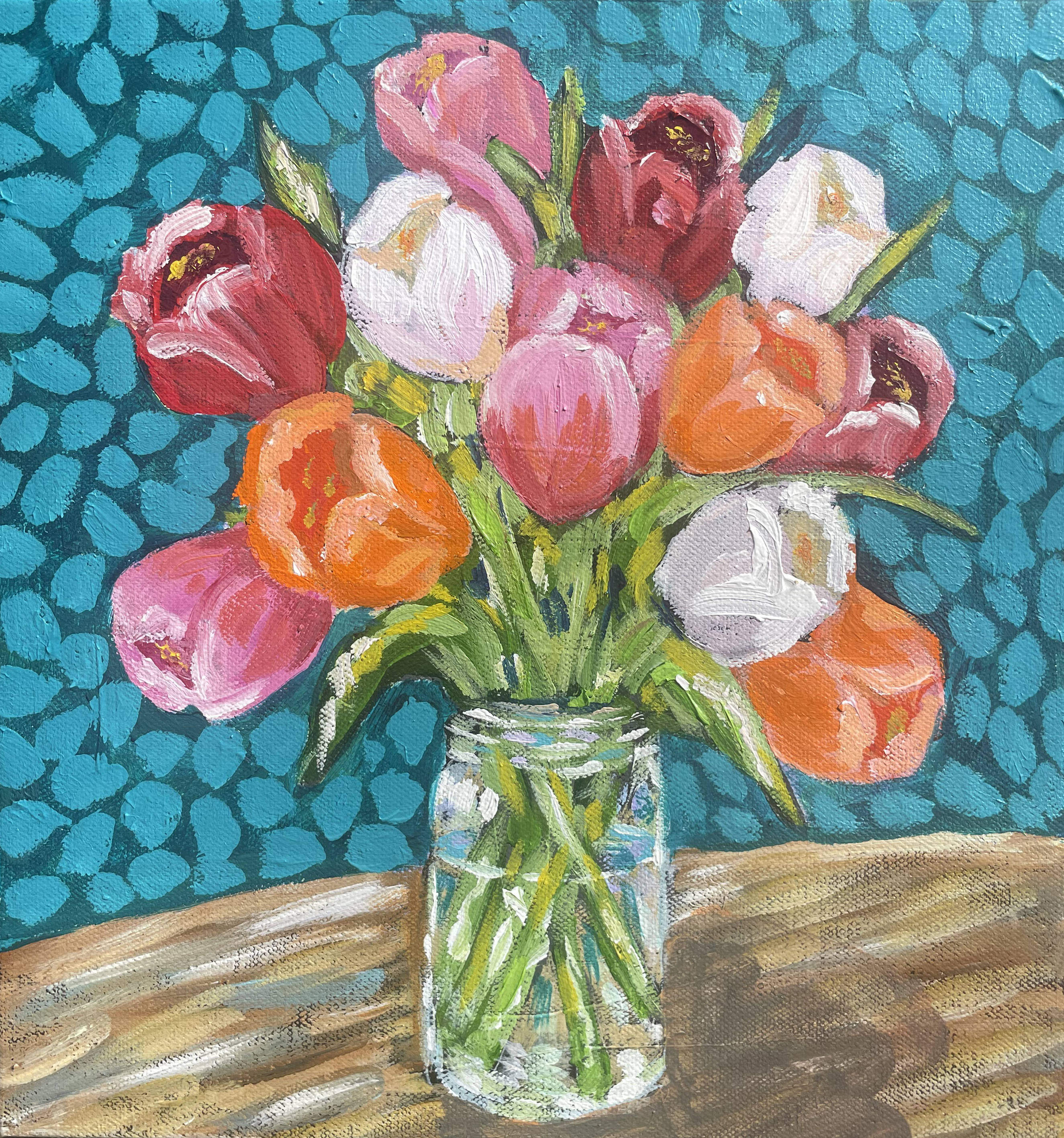 Spring Tulips - OOAK