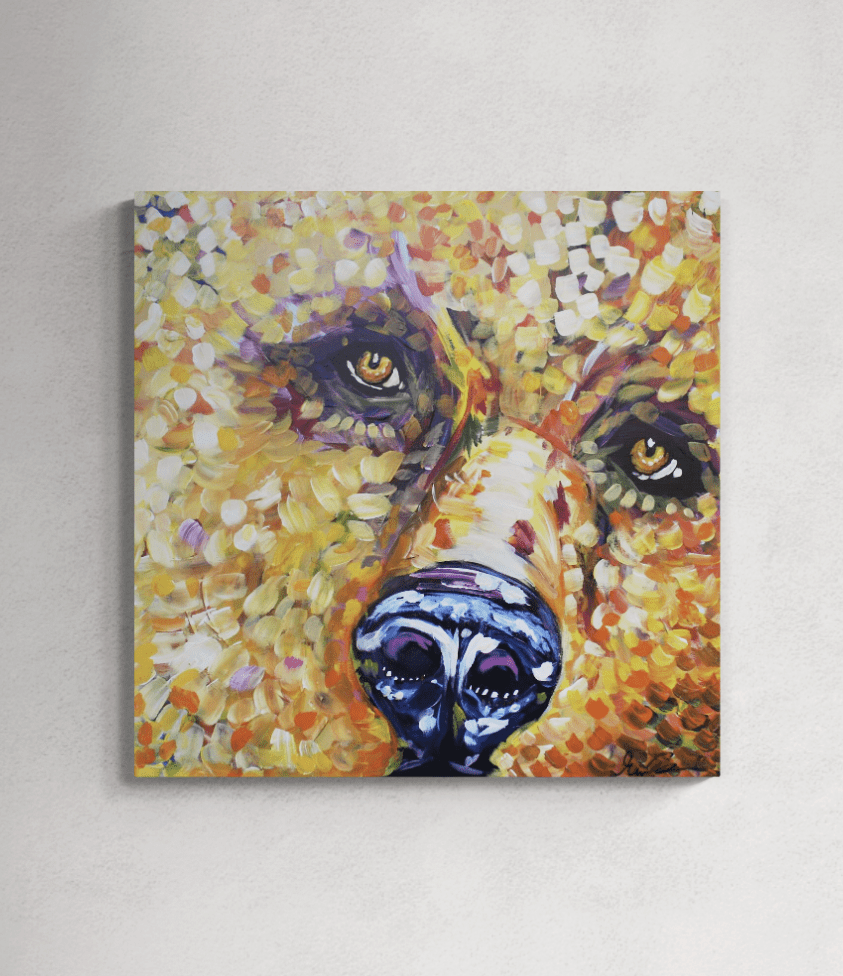 An Emblem of Strength and Stillness Original Painting