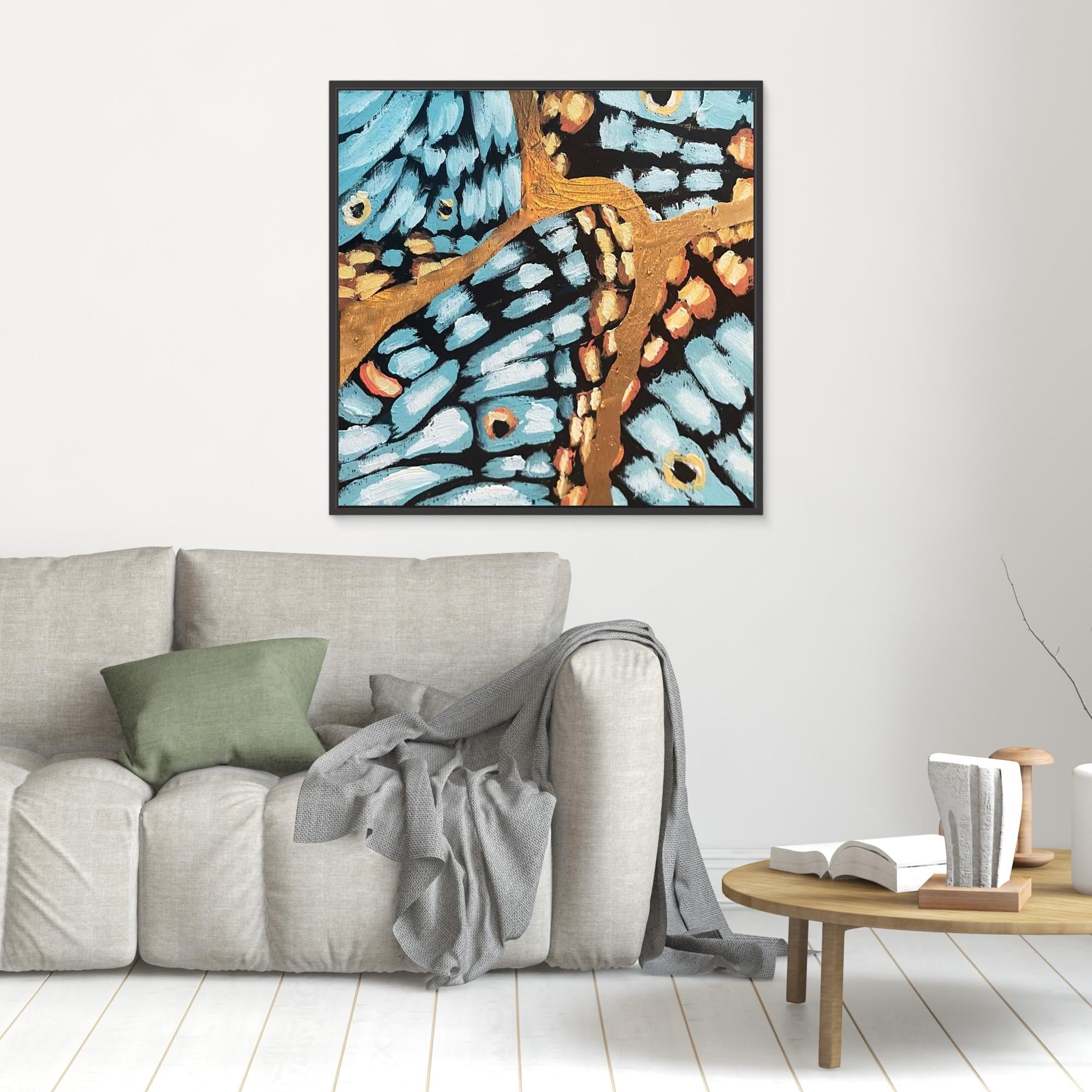 Becoming Butterflies #2 White Peacock Butterfly Canvas Print