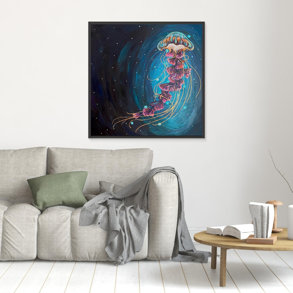 The Giant Jellyfish Fine Art Canvas