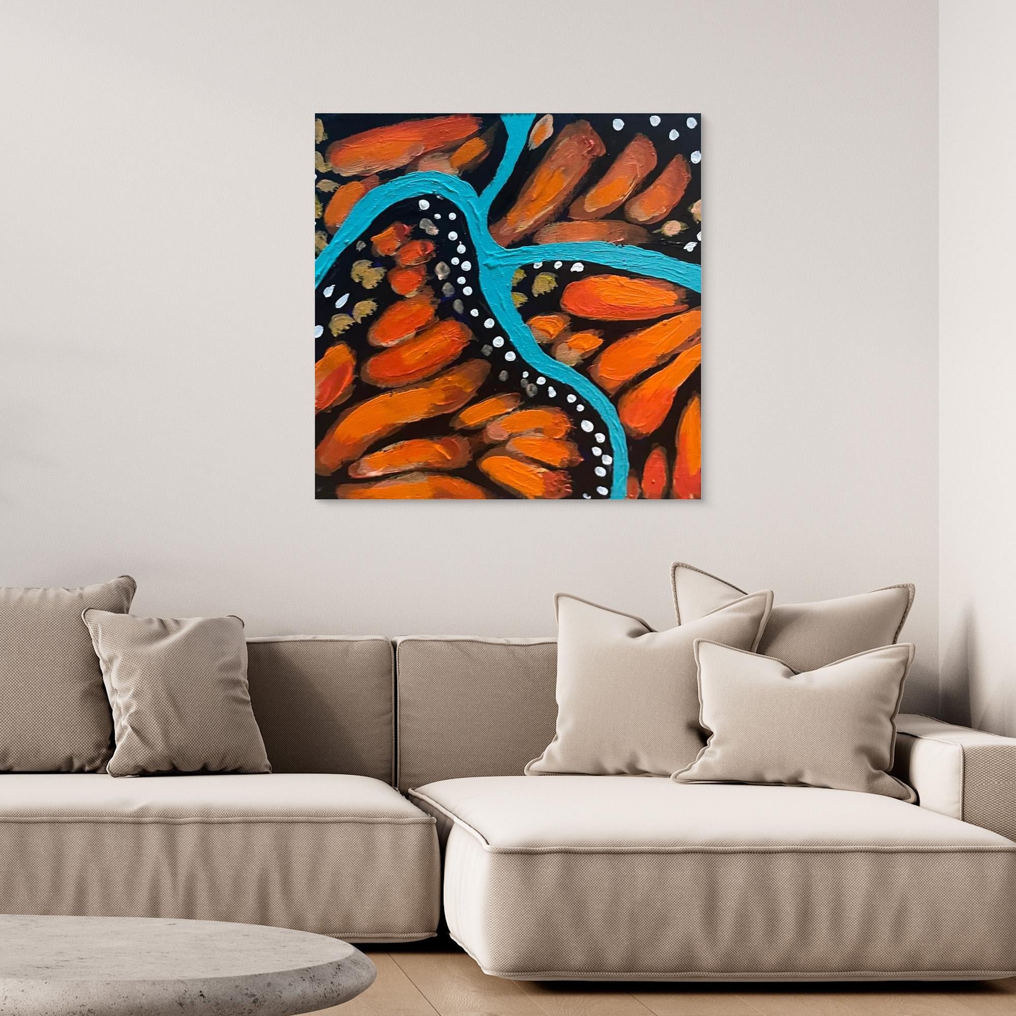 Becoming Butterflies #3 - Monarch Canvas Print