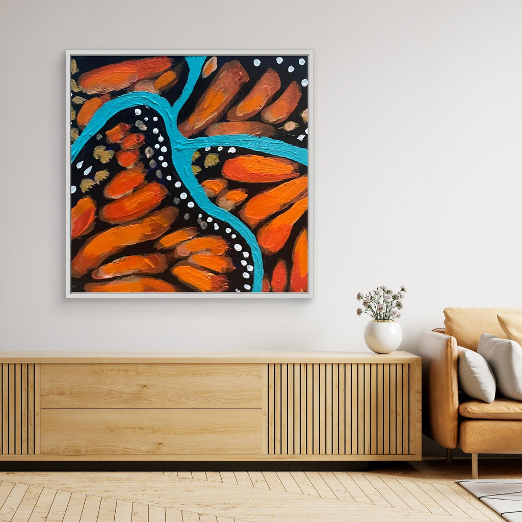 Becoming Butterflies #3 - Monarch Canvas Print