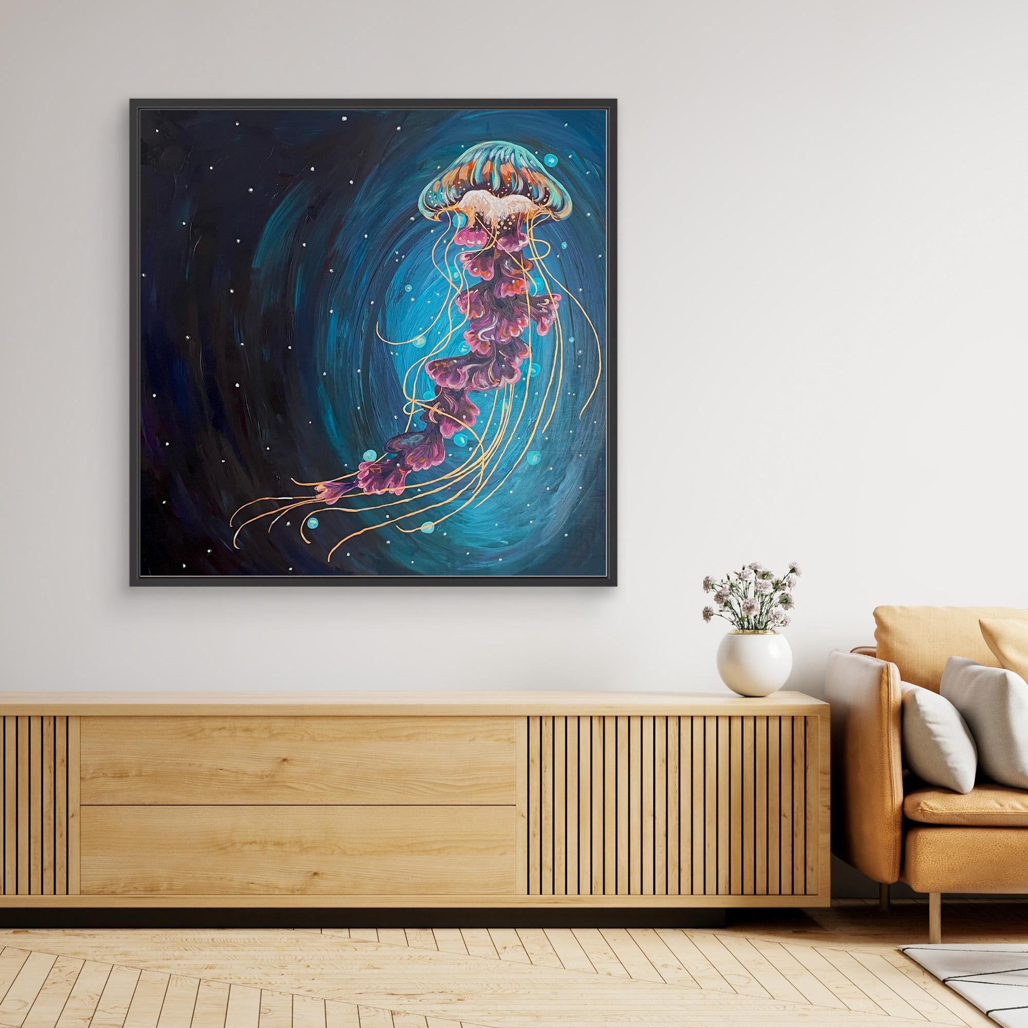 The Giant Jellyfish Fine Art Canvas