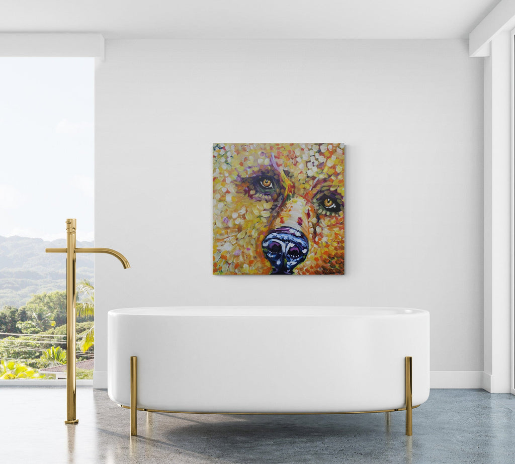 An Emblem of Strength and Stillness Original Painting