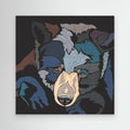 Maddy - Bear Print on Canvas 