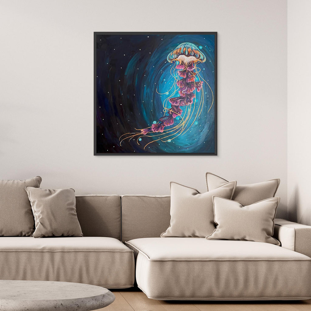 The Giant Jellyfish Fine Art Canvas