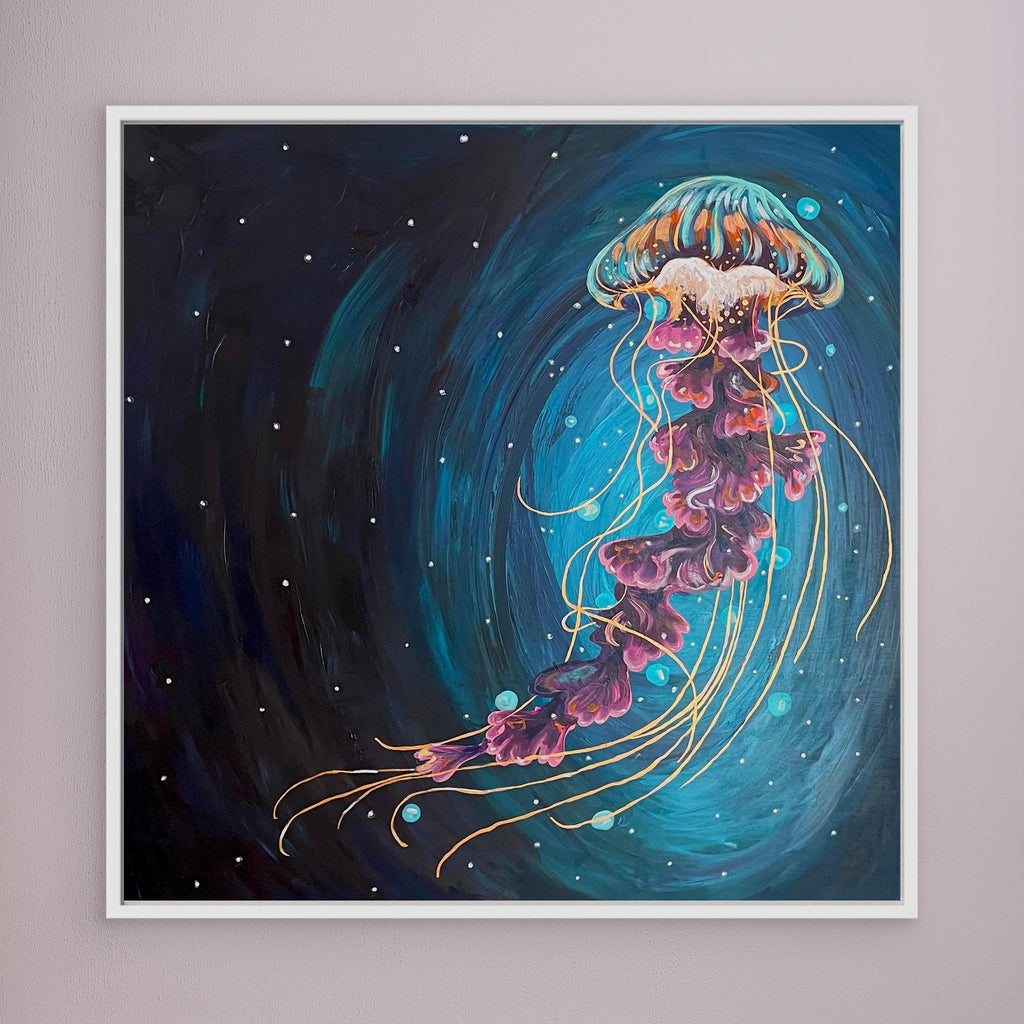 The Giant Jellyfish Fine Art Canvas