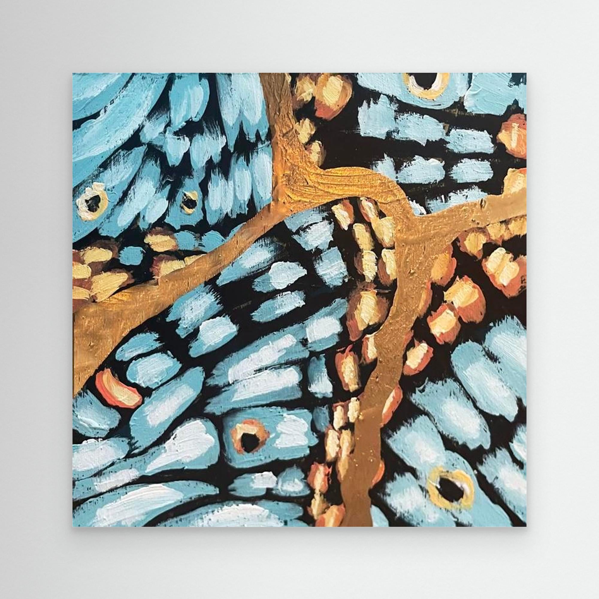 Becoming Butterflies #2 White Peacock Butterfly Canvas Print
