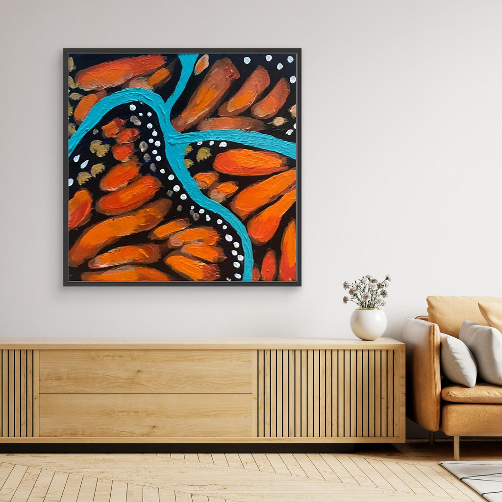 Becoming Butterflies #3 - Monarch Canvas Print
